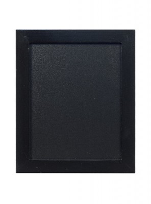 Securit® Nástěnná popisovací tabule WOODY s popisovačem, 20x24cm, černá - Barový, restaurační servis a hotelové doplňky - Nabídkové tabule nástěnné