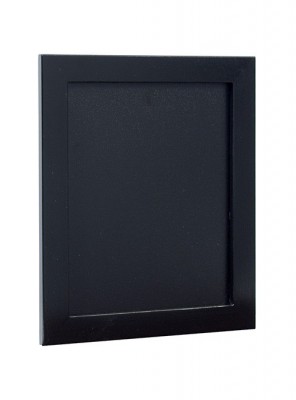Securit® Nástěnná popisovací tabule WOODY s popisovačem, 20x24cm, černá - Barový, restaurační servis a hotelové doplňky - Nabídkové tabule nástěnné