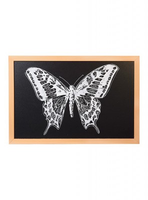Securit® Nástěnná popisovací tabule WOODY s popisovačem, 40x60cm, TEAK - Barový, restaurační servis a hotelové doplňky - Nabídkové tabule nástěnné