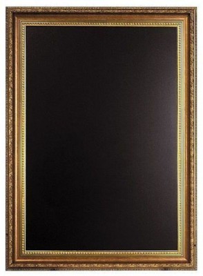 Securit® Nástěnná popisovací tabule GOLD 75x100 cm, zlatý ozdobný rám - Barový, restaurační servis a hotelové doplňky - Nabídkové tabule nástěnné