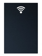 Securit® Popisovací tabule WIFI s popisovačem a lepící páskou, černá - Barový, restaurační servis a hotelové doplňky - Nabídkové tabule nástěnné