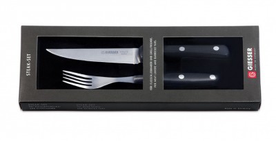 Souprava steaková - nůž, vidlička s plastovou střenkou Giesser 9750-2 p - Gastro příslušenství - Příbory - Příbory na steak