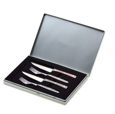 Souprava steaková - nůž, vidlička s palisandrovou střenkou Giesser 9750 - Gastro příslušenství - Příbory - Příbory na steak