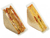 Box na sendvič 4-vrstvý / bal.280ks - Obalový materiál - Menubox, Jednorázový příbor