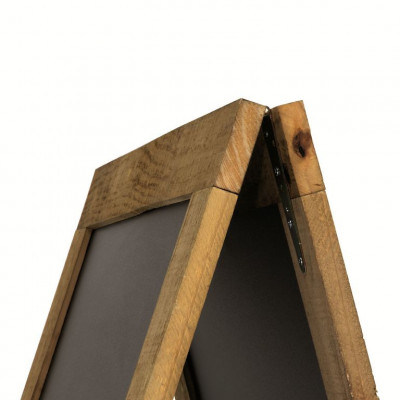 Securit® Nabídková stojanová rustikální tabule SANDWICH 131 x 72 cm, tmavě hnědá - Barový, restaurační servis a hotelové doplňky - Nabídkové tabule Áčkové