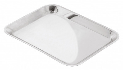 Nerezový tác lisovaný oblý 402x275x25mm - Gastro příslušenství - CATERING Servírovací podnosy, misky, vaničky, košíky - CATERING tácy, podnosy