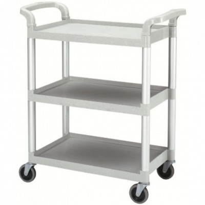 Vozík servírovací, nosnost 180 kg, 787x406x914mm - Servírovací vozíky a vozíky pod přepravky - Servírovací vozíky 3 police