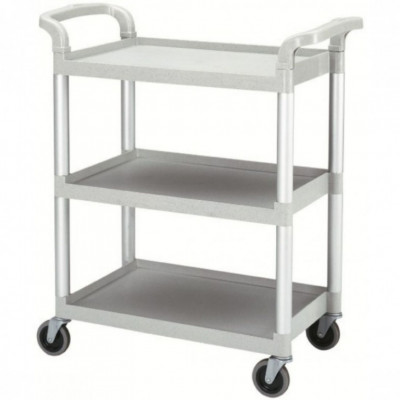 Vozík servírovací, nosnost 136 kg, 787x406x914mm - Servírovací vozíky a vozíky pod přepravky - Servírovací vozíky 3 police