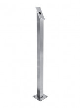 Securit® Stojan k osvětlené tabuli LED, výška 120 cm, nerezová ocel - Barový, restaurační servis a hotelové doplňky - LED nabídkové tabule